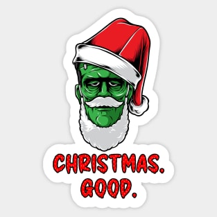 Frankenstein Christmas Sticker